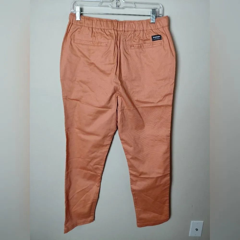 Wildfang The Essential Drawstring Pant Light orange Extra Small NWT - Picture 8 of 10